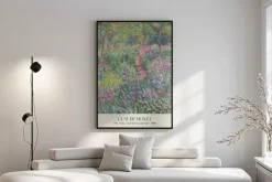 Plakat: Pejzaż ogród artysty w giverny reprodukcja claude monet