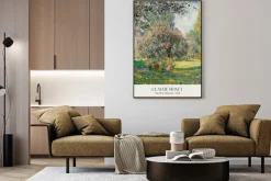Plakat: Pejzaż park monceau reprodukcja claude monet