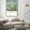 Plakat: Pejzaż reprodukcja hokusai wzgórze goten-yama