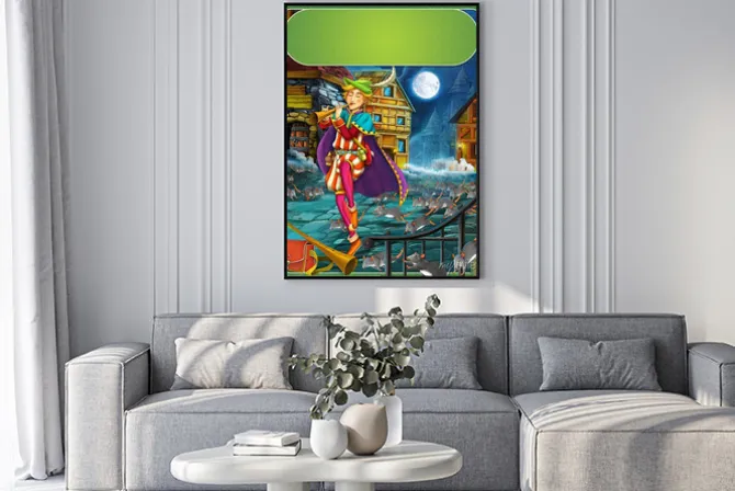 Plakat: Pied piper - hameln-prince i princess