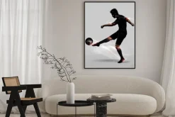 Plakat: Piłkarz pół woleja