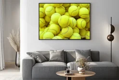 Plakat: Piłki tenisowe