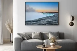 Plakat: Piękna niagara wody spada, kanada