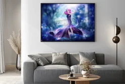 Plakat: Piękne bajki fantazji kobieta, portret fashion art