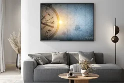 Plakat: Pirat i motyw morskie tło grunge. stary morski kompas na abstrakcjonistycznym