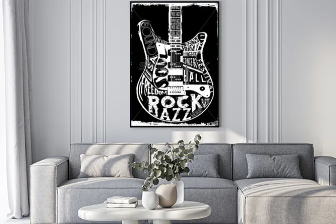 Plakat: Plakat hard rock music