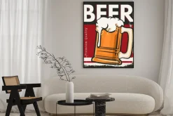 Plakat: Plakat retro piwo