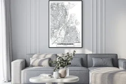 Plakat: Plan miasta kopenhagi