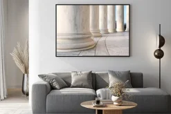 Plakat: Podstawa jońskimi kolumnami w jefferson memorial w waszyngtonie