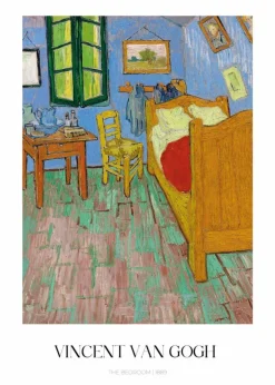 Plakat: Pokój van gogha w arles