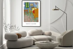 Plakat: Pokój van gogha w arles