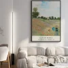 Plakat: Pole maków w pobliżu argenteuil claude monet