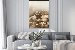 Plakat: Polne kwiaty natura fotografia z bliska