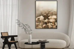 Plakat: Polne kwiaty natura fotografia z bliska