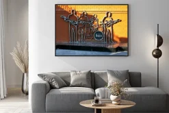 Plakat: Pomnik the beatles w jekaterynburg, rosja