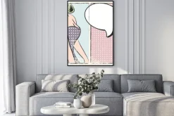 Plakat: Pop art, ilustracja w formacie wektorowym