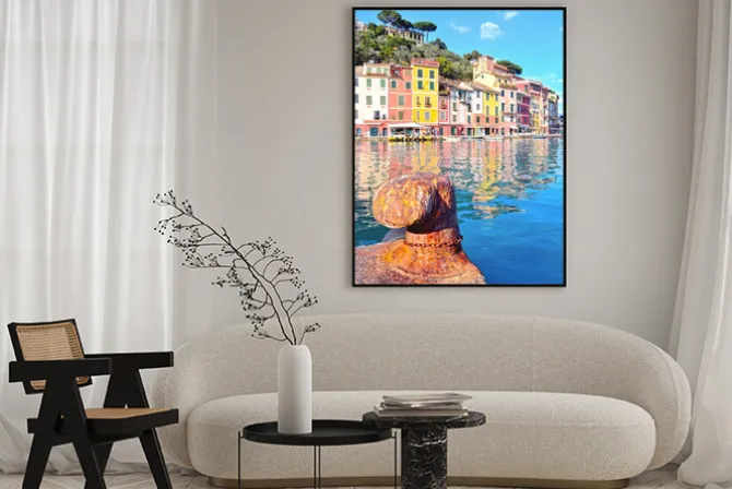 Plakat: Portofino, włochy (obraz hdr)
