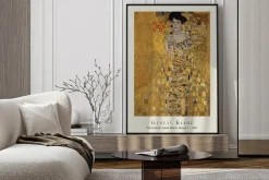 Plakat: Portret adele bloch-bauer i gustav klimt