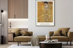 Plakat: Portret adele bloch-bauer i gustav klimt