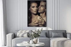 Plakat: Portret sensual młoda para