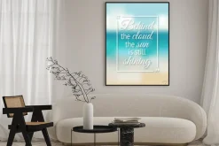 Plakat: Pozytywna inspiracja cytat plakat niewyraźne tło