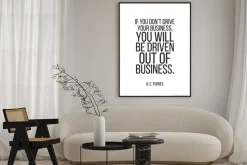 Plakat: Prosty klasyczny plakat motywacyjny dla biznesu