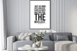 Plakat: Prosty klasyczny plakat motywacyjny dla biznesu