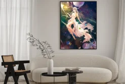 Plakat: Pure, literary, small and fresh, illustration, beauty, girl,