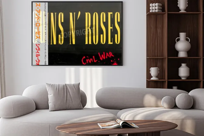 Plakat: Płyta guns n roses