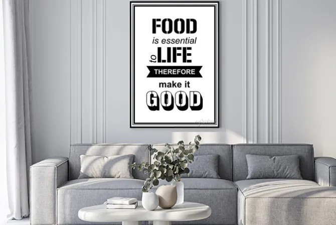 Plakat: Quote typographical background