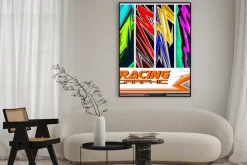 Plakat: Racing jersey pattern