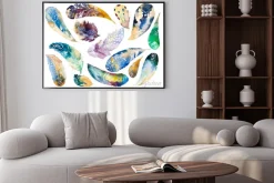 Plakat: Ręcznie rysowane akwarele pióro ustawiony. iillustration odizolowane