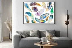 Plakat: Ręcznie rysowane akwarele pióro ustawiony. iillustration odizolowane