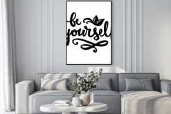 Plakat: Ręcznie rysowane napis plakat.