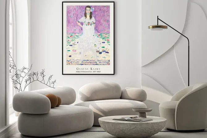 Plakat: Reprodukcja mäda primavesi sztuka gustava klimta