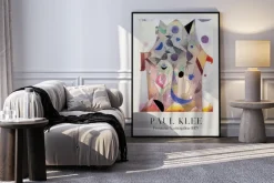 Plakat: Reprodukcja paul klee perskie nocne galerie