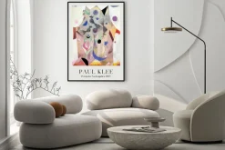 Plakat: Reprodukcja paul klee perskie nocne galerie