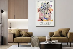 Plakat: Reprodukcja paul klee perskie nocne galerie