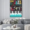 Plakat: Retro abstrakt jazz festival poster