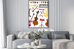 Plakat: Retro musical party