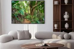 Plakat: Roślinność w dzikiej tropikalnej dżungli