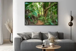 Plakat: Roślinność w dzikiej tropikalnej dżungli