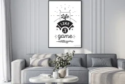 Plakat: Romantyczny, inspirujący cytat. czarno-biały wektora typografia