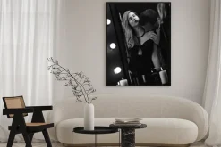 Plakat: Romantyczny namiętna para w lustrze