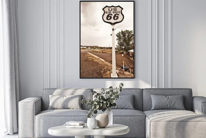 Plakat: Route 66 podpisania