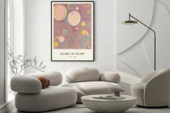 Plakat: Różowa abstrakcja hilma af klint dorosłość