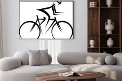 Plakat: Rower racer accent