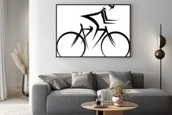 Plakat: Rower racer accent