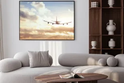 Plakat: Samolot nad chmurami