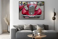 Plakat: Schwaegalp - 27 czerwca: mercedes benz 170 v samochód na 7 międzynarodowego